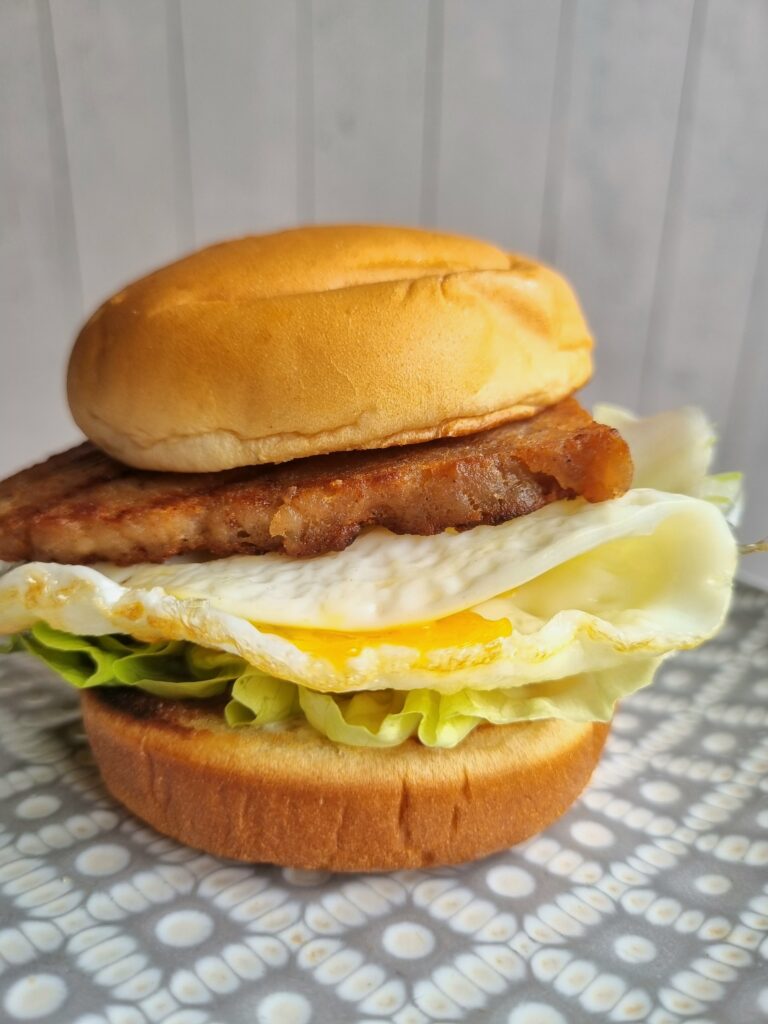 Mini Luncheon Meat Burger
